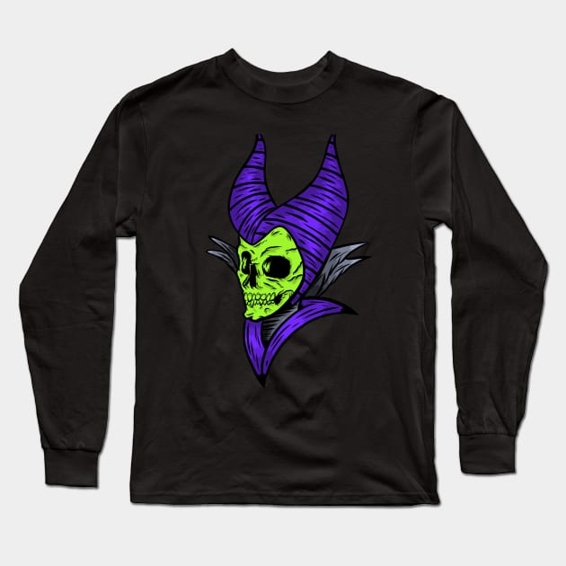 Queen of Darkness Long Sleeve T-Shirt by ryandraws_stuff